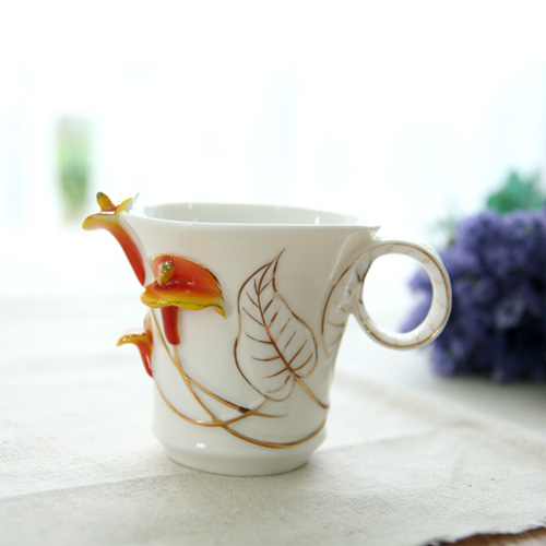 [ADICO] acme flower coffee cup set - 야생화2 gold 3pcs