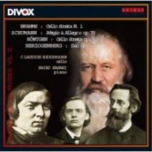 Claudius Herrmann, Saiko Sasaki - Brahms : Cello Sonata No.1 Op.38, Schumann : Adagio And Allegro Op.70, Rontgen : Cello Sonata Op.3.. (수입/cdx29407)