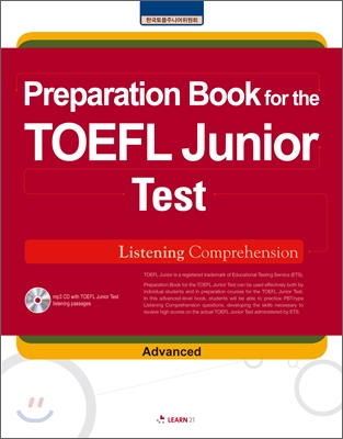 Preparation Book for the TOEFL Junior Test Listening Comprehension (Advanced)
