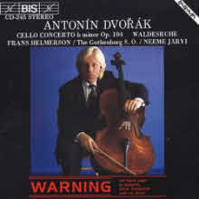 Frans Helmerson, Neeme Jarvi - Dvorak : Cello Concerto Op.104, Waldesruhe (드보르작 : 첼로 협주곡, 숲의 고요함/수입/biscd245)