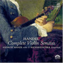 Andrew Manze, Richard Egarr - Handel : Complete Violin Sonatas (헨델 : 바이올린 소나타 전곡집/수입/hmu907259)