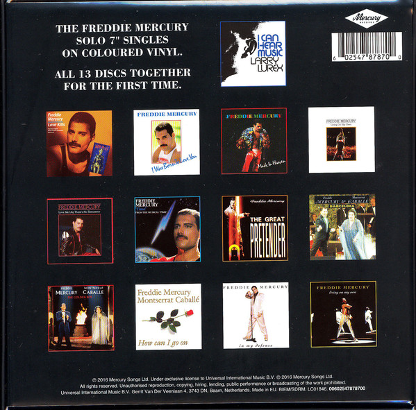 Freddie Mercury (프레디 머큐리) - Messenger Of The Gods: The Singles Collection [컬러 13LP 한정반]