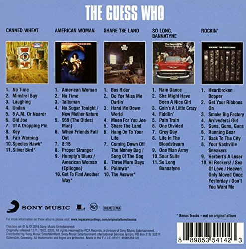 The Guess Who (더 게스 후) - Original Album Classics (오리지널 앨범 클래식스)