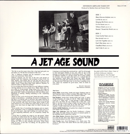Jefferson Airplane (제퍼슨 에어플레인) - Takes Off (Mono Edition) [LP]