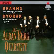 Alban Berg Quartett - Brahms : String Quartets Op.51/1-2, Dvorak : String Quartets Opp.67 & 106 (브람스 : 현악 사중주 1-3번, 드보르작 : 현악 사중주/2CD/수입/미개봉/4509955032)