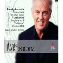 Daniel Barenboim - Rimsky-Korsakov : Scheherazade Op.35, Tsar Saltan Op.57, Tchaikovsky : Symphony No.6 Op.74 &#39;Pathetique&#39;, Oveture 1812 Op.49 (2CD/수입/미개봉/8573821272)