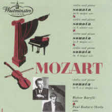 Walter Barylli, Paul Badura-Skoda - Mozart : Sonata For Piano And Violin K.301, K304, K377, K305 ,K58 (모차르트 : 바이올린 소나타 작품301, 304,377, 305, 58/일본수입/mvcw19010)