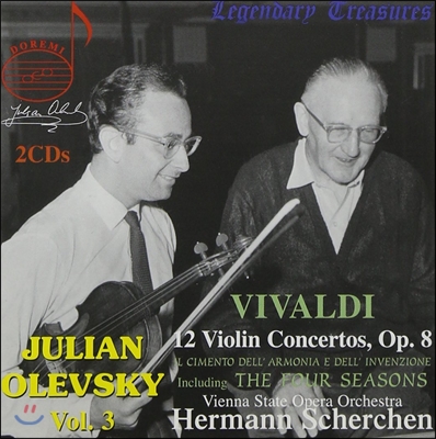 Julian Olevsky 줄리안 올레프스키 - 비발디: 바이올린 협주곡 (Vivaldi: 12 Violin Concertos)