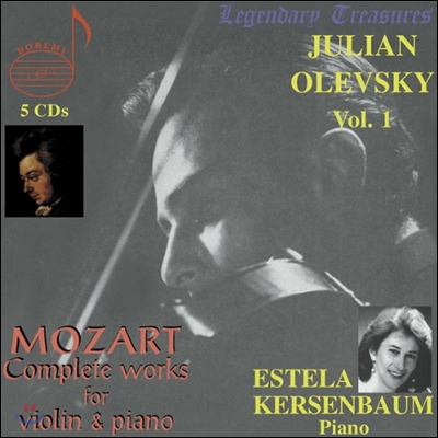 Julian Olevsky 줄리안 올레프스키 - 모차르트: 바이올린과 피아노를 위한 소나타 전곡집 