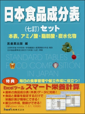 日本食品成分表 セット 7訂