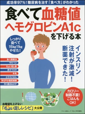 食べて血糖値,ヘモグロビンA1cを下げる