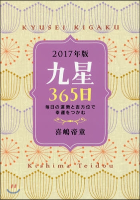 ’17 九星365日 每日の運勢と吉方位