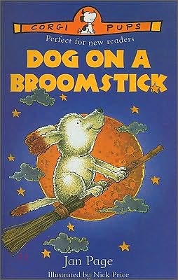 Dog on a Broomstick