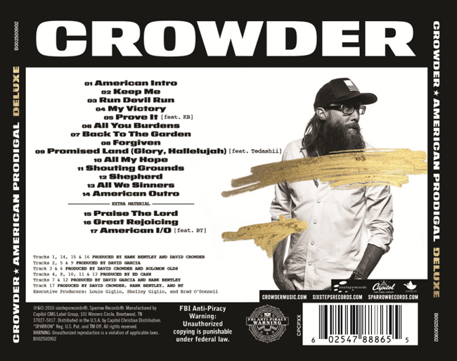 Crowder (크라우더) - American Prodigal [Deluxe Edition]