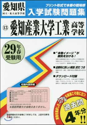 平29 愛知産業大學工業高等學校