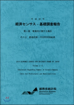 平26 經濟センサス－基礎調査報 1－2