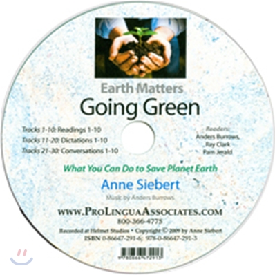 Earth Matters Going Green : Audio CD