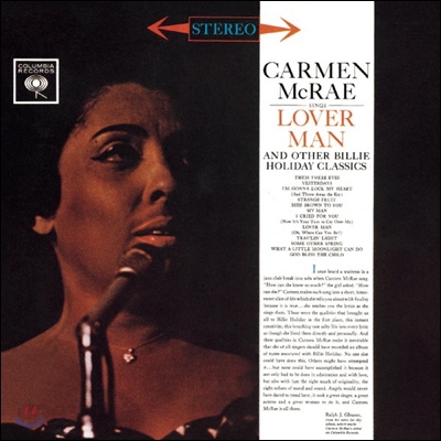 Carmen McRae (카르멘 맥래) - Sings Lover Man and Other Billie Holiday Classics