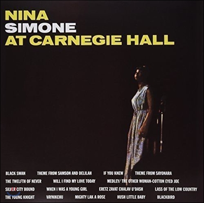 Nina Simone (니나 시몬) - Live At Carnegie Hall (1963년 5월 카네기 홀 라이브 콘서트) [2LP]