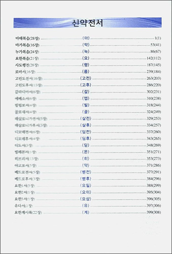 터치바이블 새찬송가 개역개정(미니,합본,색인,가죽,지퍼,NKS43EM)(11.5*15)(핑크투톤)