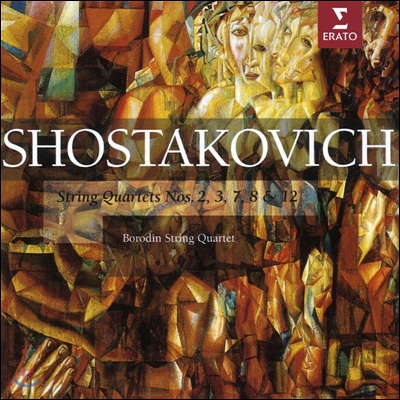 Borodin Quartet 쇼스타코비치: 현악 사중주 2, 3, 7, 8, 12번 - 보로딘 사중주단 (Shostakovich: String Quartets Op.68, Op.73, Op.108, Op.110, Op.133) 
