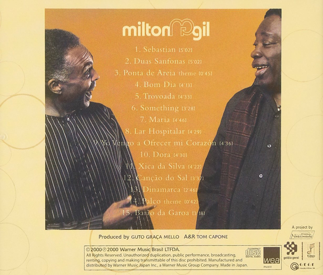 Gilberto Gil, Milton Nascimento (질베르토 질, 밀토 나시멘토) - Gil & Milton