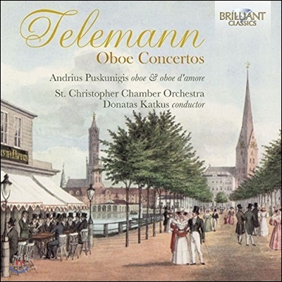 Andrius Puskunigis 텔레만: 오보에 협주곡집 (Telemann: Oboe Concertos) 안드리우스 푸스쿠니기스, 성 크리스토퍼 체임버 오케스트라