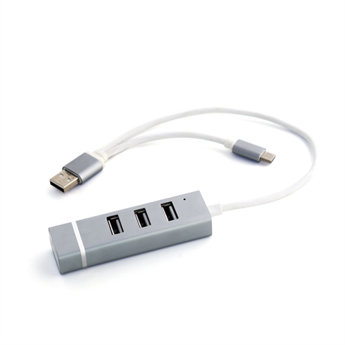 USB2.0 Type-C + Type-A 겸용 OTG 4포트 USB허브/PC/노트북/넷북/스마트폰/맥북에서 사용 NEXT 506OTG