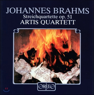 Artis Quartett 브람스: 현악 사중주 (Brahms: String Quartet Op.51/1-1) 아르티스 콰르텟 [LP]