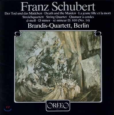 Brandis-Quartett 슈베르트: 현악 사중주 14번 &#39;죽음과 소녀&#39; (Schubert: String Quartet D.810 &quot;Der Tod und das Madchen&quot;) 브란디스 콰르텟 