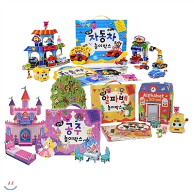 핑크퐁 놀이박스 3세트 : 인기만점 선물세트