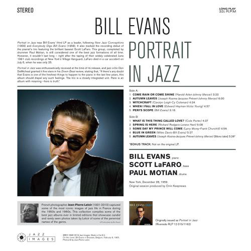 Bill Evans Trio (빌 에반스 트리오) - Portrait In Jazz [LP]