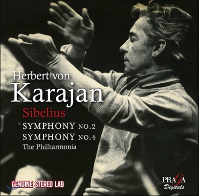 Herbert von Karajan 시벨리우스: 교향곡 2번, 4번 (Sibelius: Symphonies Op.43 &amp; Op.63) 헤르베르트 폰 카라얀, 더 필하모니아