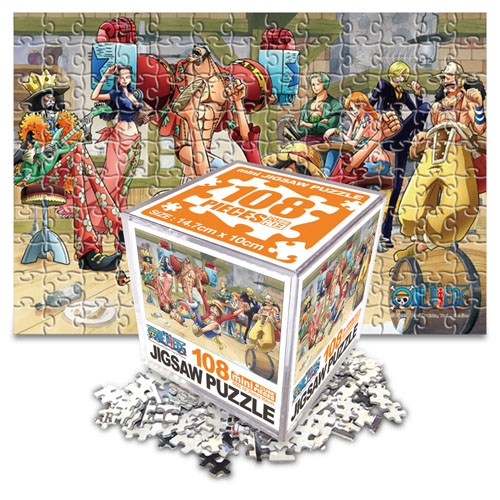 원피스 미니큐브 직소퍼즐 108pcs 파티타임