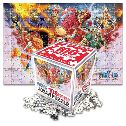 원피스 미니큐브 직소퍼즐 108pcs 각자능력