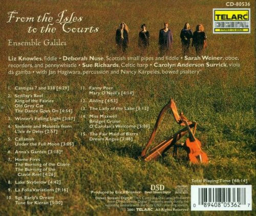 Ensemble Galilei 섬에서 궁정까지 - 중세 민요 선율 모음 (From the Isles to the Courts)