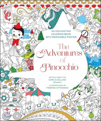 The Adventures of Pinocchio Coloring Book