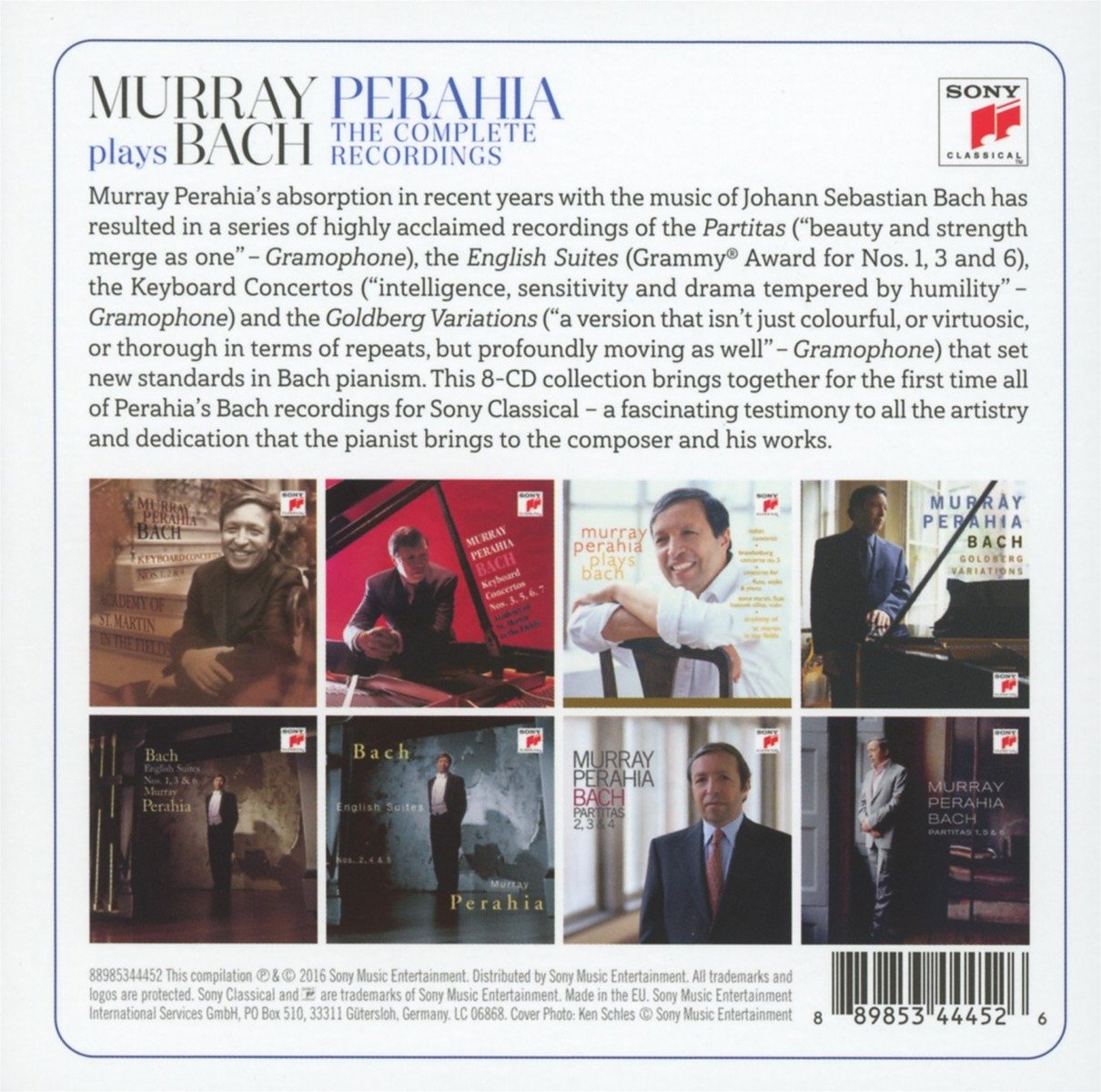 머레이 페라이어가 연주하는 바흐 소니 레코딩 전집 (Murray Perahia Plays Bach - The Complete Sony Recordings)