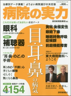 病院の實力 目.耳.のど.鼻の病氣