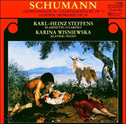 Karl-Heinz Steffens 슈만: 세 개의 로망스, 환상곡 소품, 가곡 외 (Schumann: Romances op.94, 3 Fantasiestucke Op.73, 6 Lieder, Romanze Op.28) 칼 하인츠 슈테펜스
