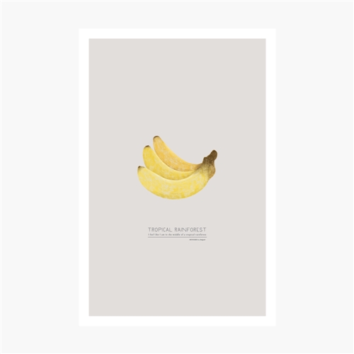 트로피칼 포스트카드 엽서 - Banana