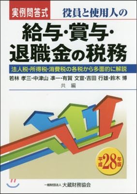 平28 役員と使用人の給輿.賞輿.退職金