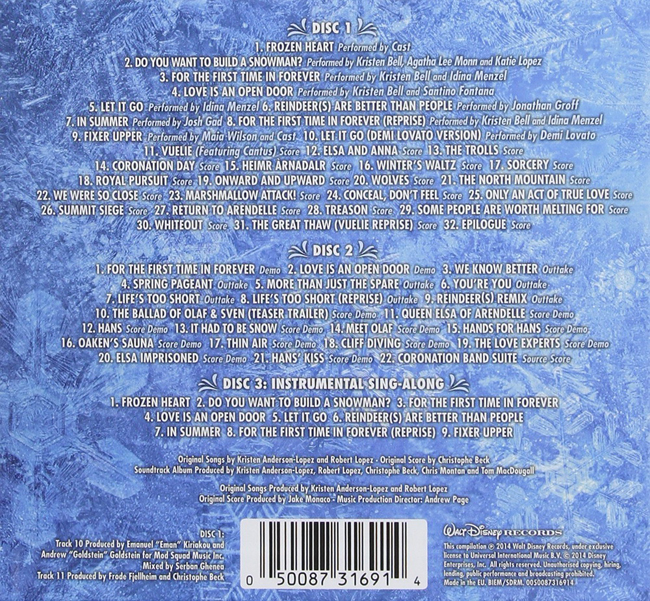 겨울왕국 영화음악 : 스페셜 기프트 팩 (Frozen - OST : Special Gift Pack)