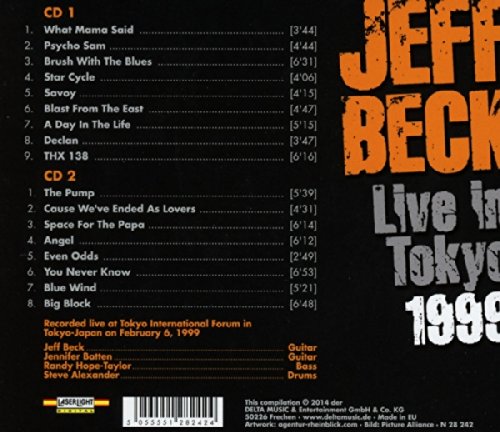 Jeff Beck (제프 벡) - Live In Tokyo 1999 (1999년 2월 도쿄 국제 포럼 라이브)