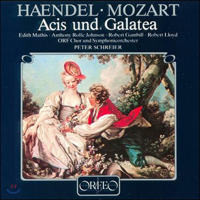 Peter Schreier / Edith Mathis 헨델: 아시스와 갈라테아 [모차르트 편곡반] (Haendel - Mozart: Acis und Galatea) 페터 슈라이어, 에디트 마티스 [2LP]