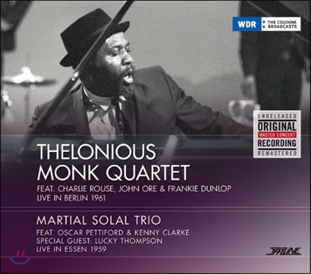 Thelonious Monk Quartet (셀로니어스 몽크 쿼텟) - Live In Berlin 1961 (1961년 베를린 라이브)