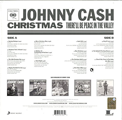 Johnny Cash (조니 캐쉬) - Christmas: There'll Be Peace In The Valley [LP]