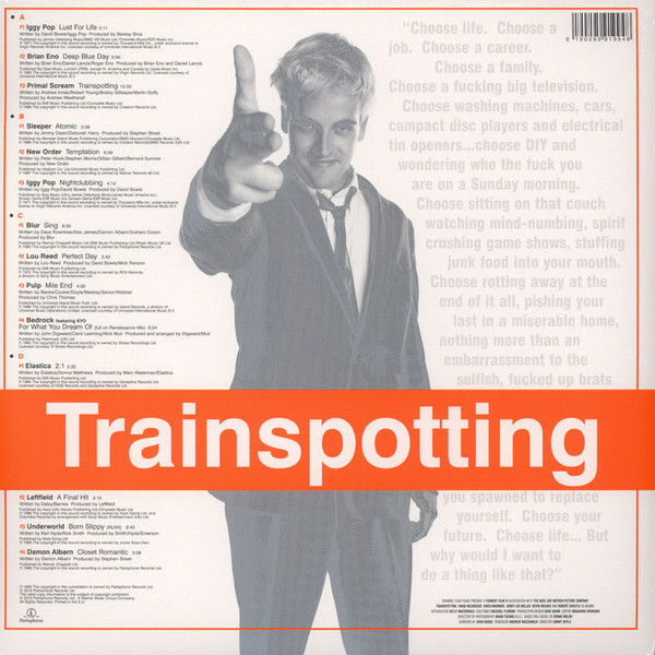 트레인스포팅 영화음악 (Trainspotting OST) [LP]
