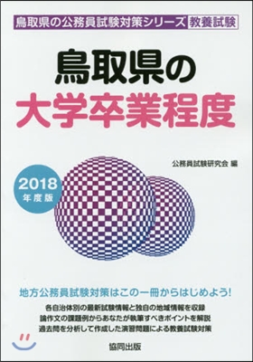 ’18 鳥取縣の大學卒業程度