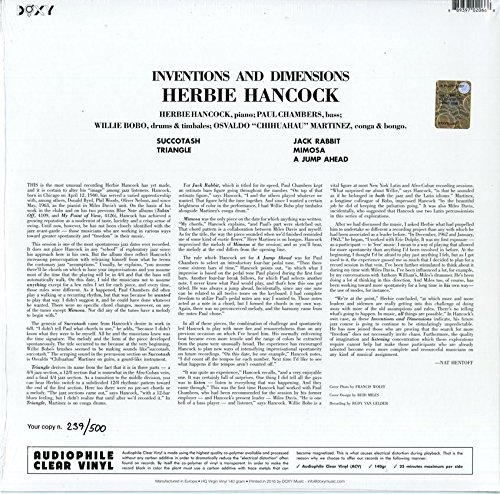 Herbie Hancock (허비 행콕) - Inventions And Dimensions [LP]